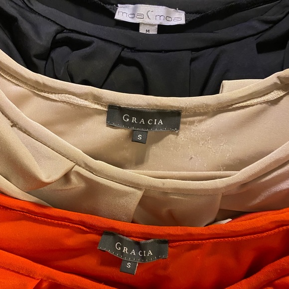 Black Layered Stretch Ruffle Blouse‼️🔥❤️🔥 - Picture 4 of 7